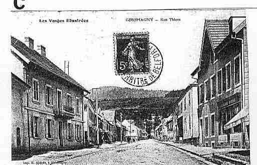 Ville de GIROMAGNY Carte postale ancienne